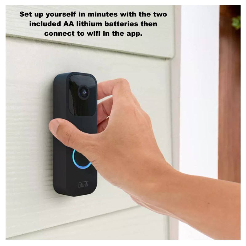 Blink Wifi or Wired Video Doorbell (newest model) Works with