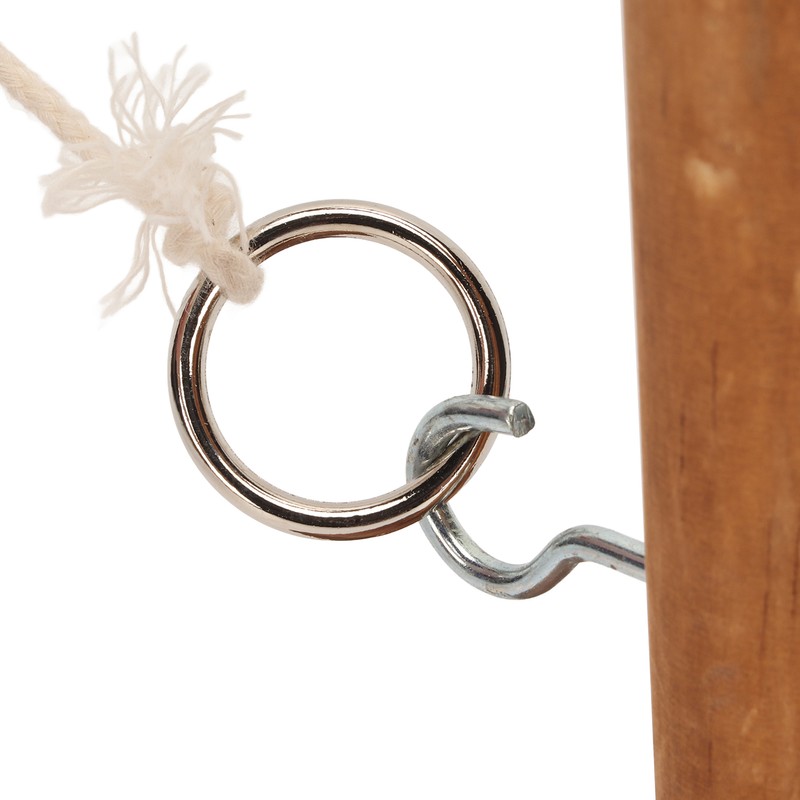 Hook and Ring Game Burr Free Fast Paced Interesting Relaxing