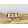 General Store Handle Wooden Sting Egg Crate