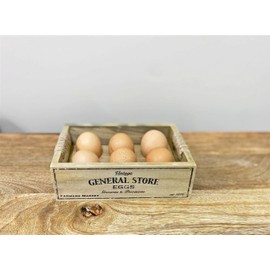 General Store Handle Wooden Sting Egg Crate