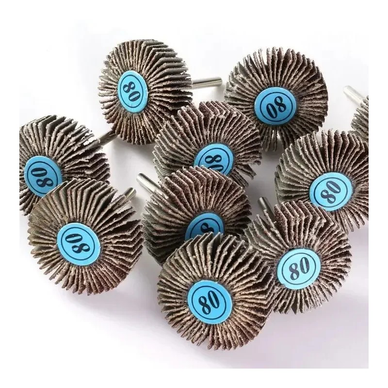 5Pcs Flap Wheel Set for Dremel Rotary Tool Die Grinder