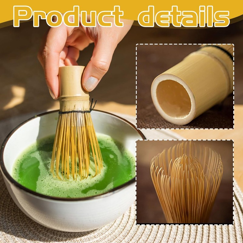 Bamboo Matcha Whisk Set – Traditional Matcha Tea Set –