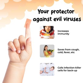 Soul Strips Immunity Defender - Vitamin C & Zinc, for Kids, Orange Flavor, 30 Strips Pack