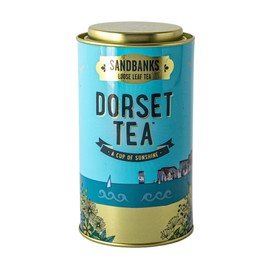 Dorset Tea Sandbanks Loose Leaf Tea 125g | Pack of 1 | English Breakfast Tea Tin | Perfect Tea Gift for Him or Her | 100% Rainforest Alliance Certified | 100% Black Loose Leaf Tea