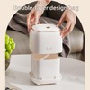AIMALL Fashion Desktop Trash Can, Compact Self-Design Light Luxury Trash