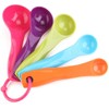 Small Spoon, Colourful Plastic Measuring Spoon, 5 Pieces Colourful Plastic