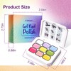 U-Shinein Gradient Painting Gel Set, 4*Plates Ombre Gel Nail Polish