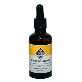 Khaliss Aceite de Jojoba: 100% natural y vegano | Nutre e hidrata tu piel y cabello | Prensado en frío | 50ml