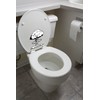 PilotMall.com The Bathroom Bomber Novelty Toilet Bowl Sticker Set