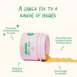 Notti Skin Health Supplement - Supports Fur Regrowth - Itch Relief for Dogs - Healthy Skin & Coat, May Reduce Shedding - Allergy Supplements - Biotin - Antioxidants - Vet Approved - Dogs & Cats