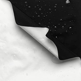 Xtreme Sight Line ~ AquaShield Waterproof Fabric ~ Lightweight, Flexible, UV Resistant, Wind-Resistant ~ Black/White ~ 58/59" Width by 2 Yard