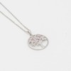 Tree of Life Charm Pendant Necklace - 925 Sterling Silver