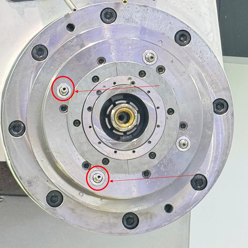 DCYCBTH Round Recessed Spindle Nozzle for 15mm Lathe Spindle Hole,