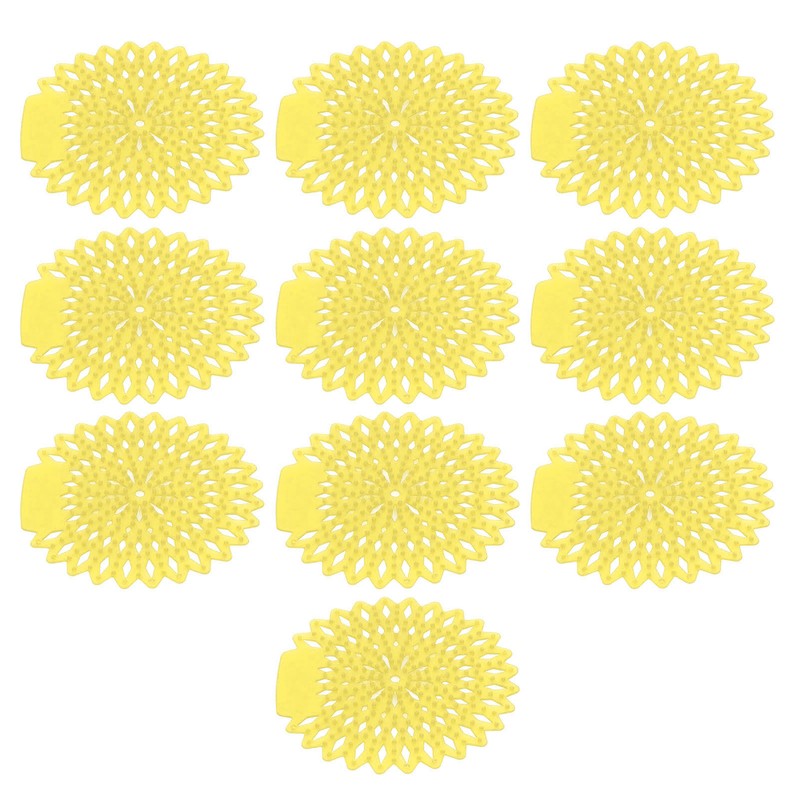 10Pcs Urinal Screens Deodorizer Splash Proof Long Lasting Odor Removal