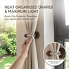 1Pair 5.3 Inch Curtain Holdbacks - Suction Cup Curtain Hooks