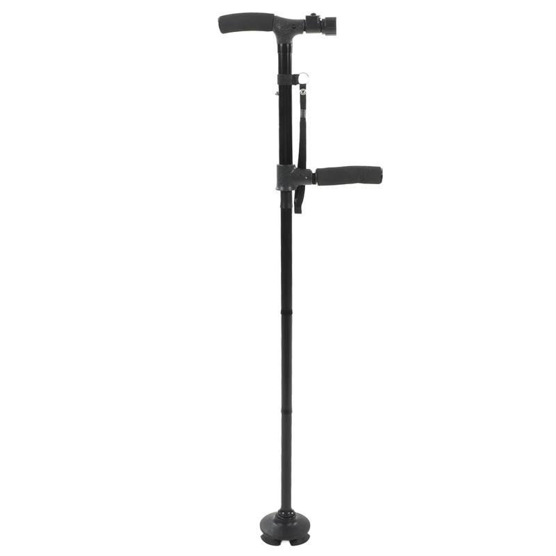 Folding Walking Cane with LED Light Anti Slip Bottom 360