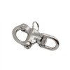 Small Snap Hooks, Pack of 2 Stainless Steel Quick Release