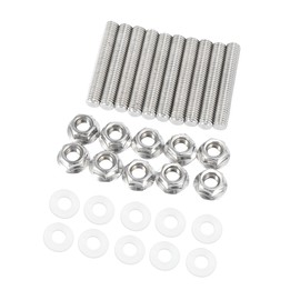 TUCKBOLD 10pcs Stainless Steel Exhaust Manifold Bolt Stud Hardware for Car Automotive Parts