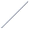 Daxwell Slim Plastic Milk Straws, Paper Wrapped, White, 5.75" x