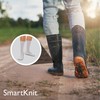 SMARTKNIT Seamless Boot Socks for Hiking and Work (Grey, Small)