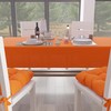 PETTI Artigiani Italiani - Tablecloth, Kitchen Tablecloth, Cotton, Plain, Orange,