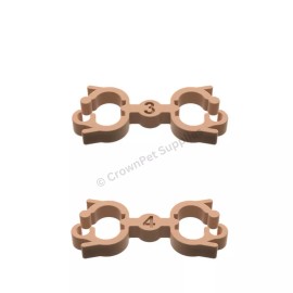 Kanaryo Splayed Leg Treatment Bracelet Bird Parakeet Bands Leg Ring 4 mm 3 mm