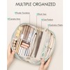 Vlando Large Capacity Travel Cosmetic Bag - Makeup Bag, PU