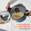 ACTIV CUISINE 5qt Pasta Pot with Strainer Lid, Cast Aluminum