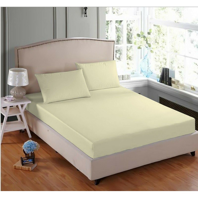 Cotton Bedsheet | Soft Fitted Bedsheets | Breathable PolyCotton –