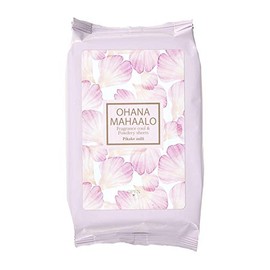 Ohana Mahalo Fragrance School & Powdery Sheet, Pikakaea Uri Body Wiping Sheet, Pack of 15