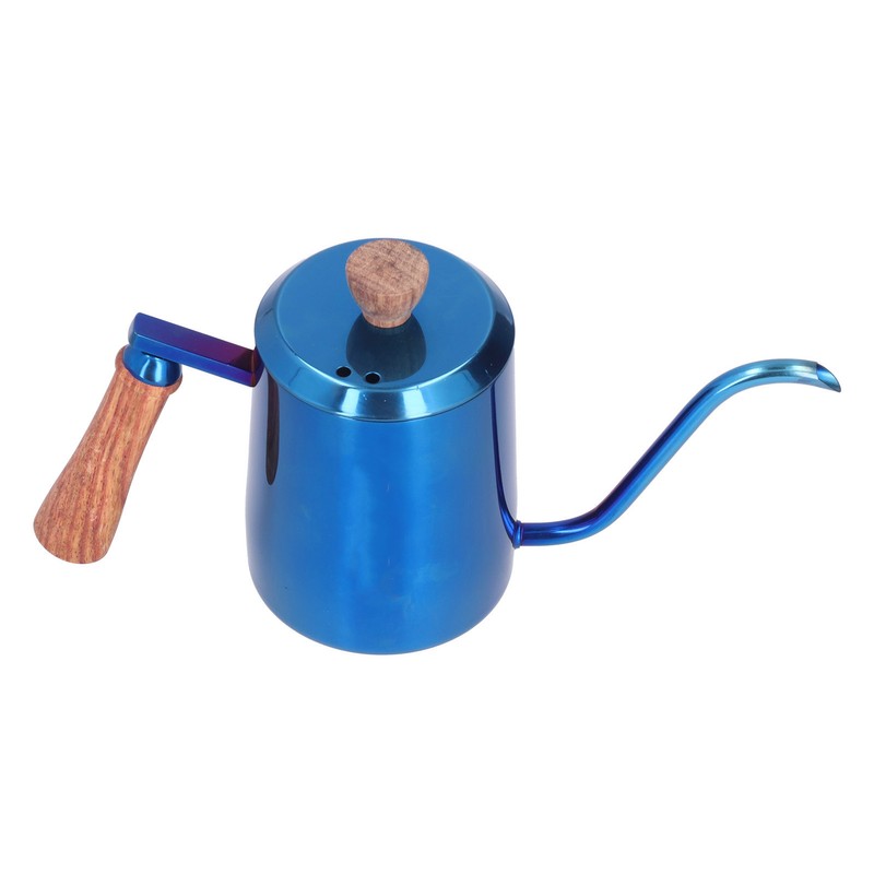 600ml Stainless Steel Manual Coffee Pot Long Narrow Spout Pour