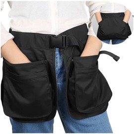 OLizee® Adjustable Waist Apron with Buckle Dog Trainer Apron Dog Trainer Clothing Waitress Apron Hair Stylist Apron Garden Apron Three