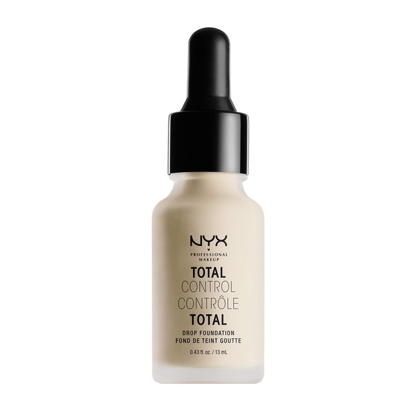 NYX PROFESSIONAL MAKEUP Total Control Drop Foundation - Alabaster, With Yellow Undertones