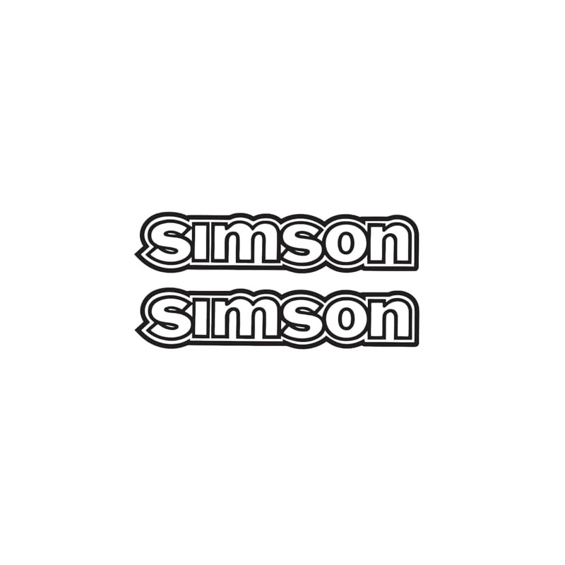 Transparent Simson Tank S50 S51 Sticker Premium