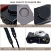 Namolit Digital Camera Protective Case PU Leather Camera Storage Bag