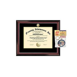Certification License Certificate Holder with Engraving Engineering School Diploma Frame PE Professional Engineer State Board Document Surveying Case Display Holder Graduation Passing Land Surveyor