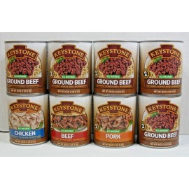 Keystone (8 Cans) Keystone ALL NATURAL (5) Ground Beef (1) Chicken (1) Beef (1) Pork 28oz