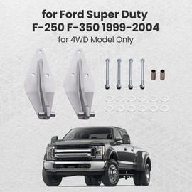 maXpeedingrods Dual Front Shock Kit for Ford F250 F350 Super Duty 4WD W/Hardware 1999-2004 Front Dual Twin Shock Bracket Mount Kit