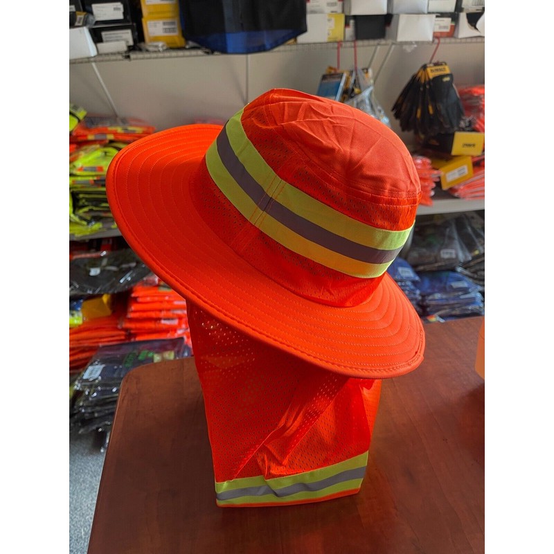 Tutu Hi Vis Reflective Work Safety Neck Flap Boonie Hat