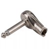 Switchcraft 228 Right Angle Pancake Plug, Nickel - The Original