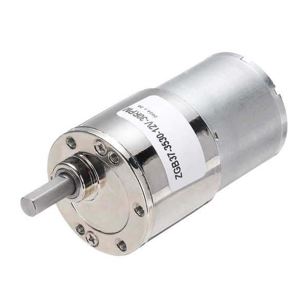 uxcell ZGB37-3530 DC 12V 30RPM Micro Motor High-Speed Geared Motor