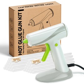 SUBCULTUREPICK 20W Hot Glue Gun Kit with 30 Glue Sticks, Fast Heating for DIY Crafts, Home Repairs & School Projects Compact & Anti-Drip Mini Hot Glue Gun