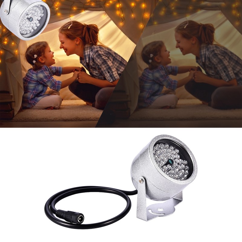 48 LED IR Illuminator Lights Waterproof Infrared Night Vision Light