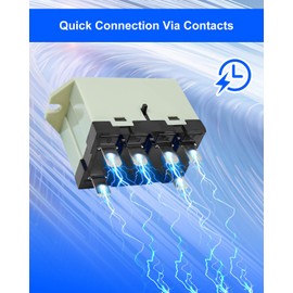 G7L-2A-TUBJ-CB-AC 200/240VAC General Purpose Relay DPST-NO, Double Pole Single Throw Normally Open Contacts with Test Button, Quick-Connect Terminals Flame Resistant