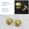 LONTAN 15 Pack Gold Drawer Knobs Gold Door Knobs Brass