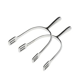 Korsteel Long Neck Dressage Spurs with Straps, Ladies 40mm