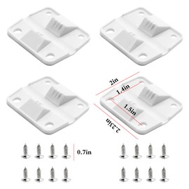 Cooler Plastic Hinges Replacement for Coleman Coolers - Replacement Hinges for Coleman Xtreme Coolers, Rubbermaid Parts Ice Chest- 4 Pack