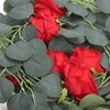 Fake Garland Artificial Silk Hanging Vivid Multifunctional Flower Vines for