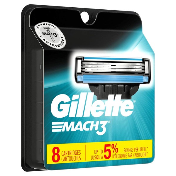 Gillette Mach3 Replacement 8 Cartridges