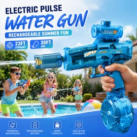 Electric Water Gun for Outdoor Play – Rechargeable Automatic Water Blaster for Beach & Pool Fun